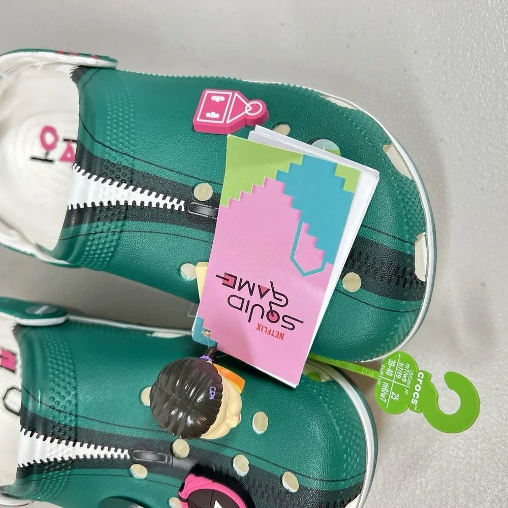 Crocs x Squid Game Classic Clog Mens 7 Women 9‎ Green Shoes Young-hee